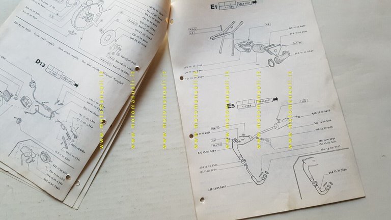 Fantic Motor Trial 50 Serie 5 1989 catalogo ricambi originale …