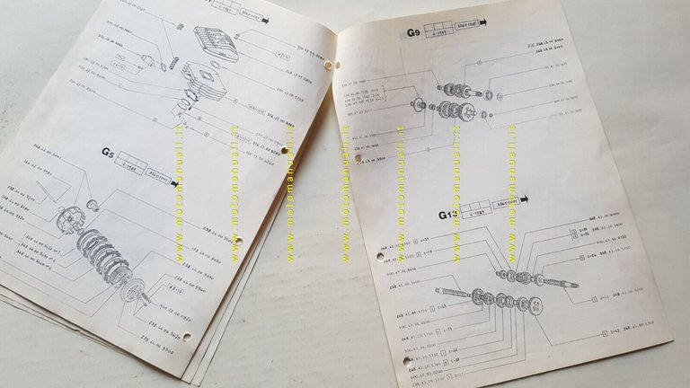 Fantic Motor Trial 50 Serie 5 1989 catalogo ricambi originale …