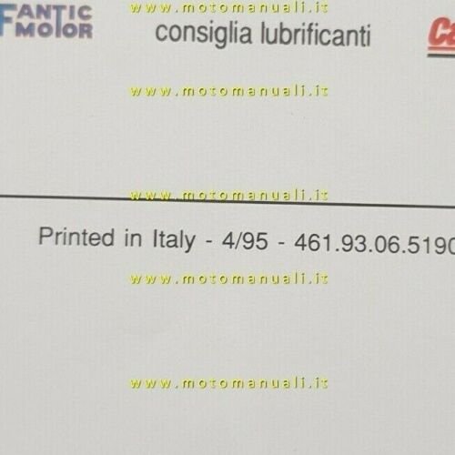 Fantic Motor Trial Section 50 - 80 1995 depliant originale …