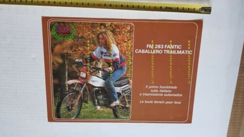 Fantic Motor Trial Trailmatic 50 1982 depliant originale moto brochure