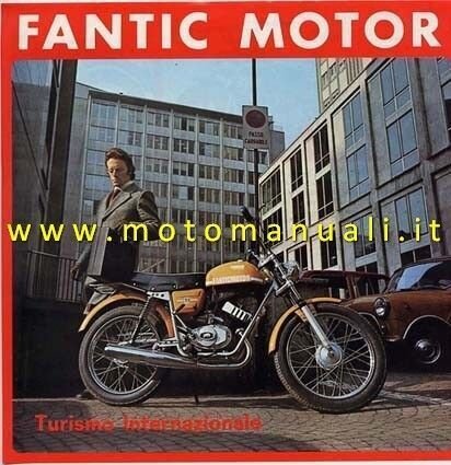 Fantic Motor Turismo Internazionale 50 1973 depliant originale FRENCH brochure