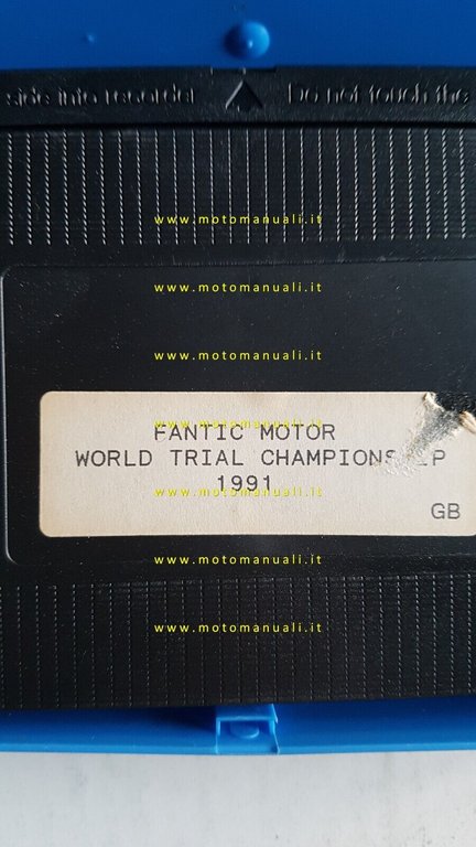 Fantic Motor videocassetta originale campionato mondiale Trial 1991 no depliant