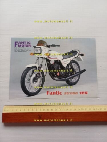 Fantic Strada 125 1982 depliant originale italiano