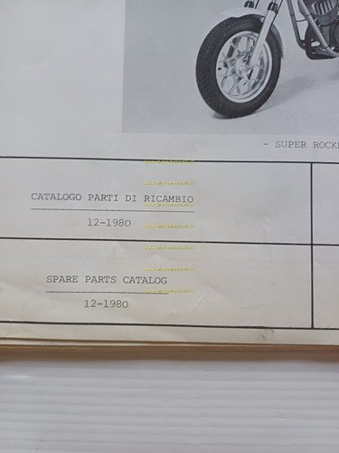 Fantic Super Rocket 50 1980-81 catalogo ricambi telaio originale