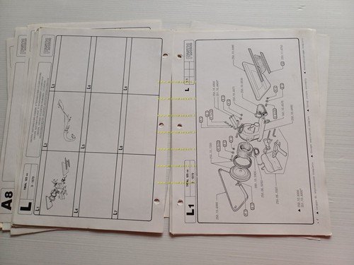 Fantic Trial 125 1979 2 cataloghi ricambi originali