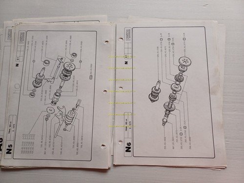 Fantic Trial 125 1979 2 cataloghi ricambi originali