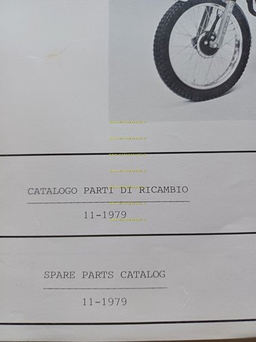 Fantic Trial 200 1979-80 catalogo ricambi originale