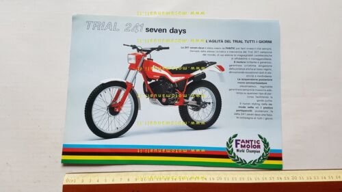 Fantic Trial 241 Seven Days 1986 depliant originale