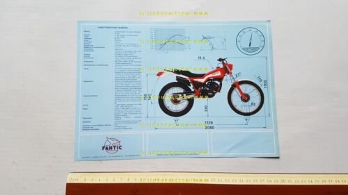 Fantic Trial 241 Seven Days 1986 depliant originale