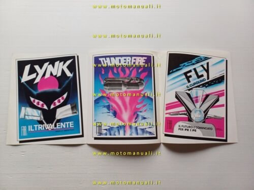 FAR marmitte accessori Vespa PX depliant italiano originale