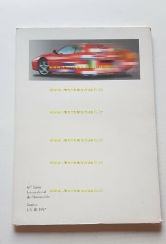 Ferrari 1997 Cartella Stampa Salone Ginevra originale no depliant brochure