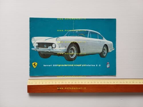 Ferrari 250 Granturismo Coupè Pininfarina 2+2 1960 depliant originale