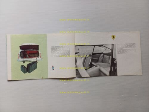 Ferrari 250 Granturismo Coupè Pininfarina 2+2 1960 depliant originale