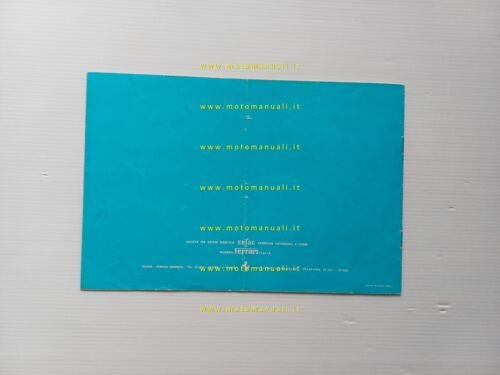 Ferrari 250 Granturismo Coupè Pininfarina 2+2 1960 depliant originale