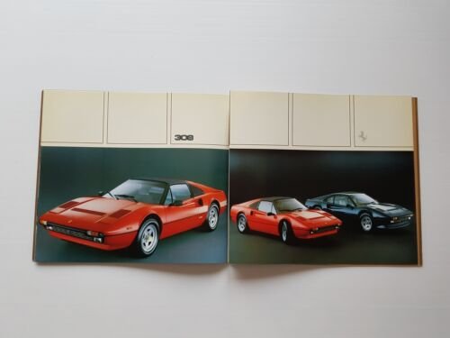 Ferrari 308 Quattrovalvole n. 258.83 1983 depliant originale