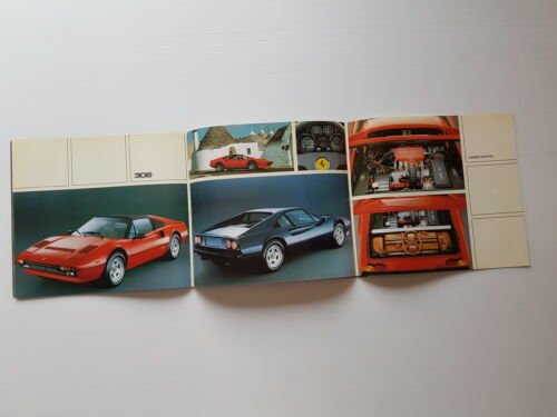 Ferrari 308 Quattrovalvole n. 258.83 1983 depliant originale