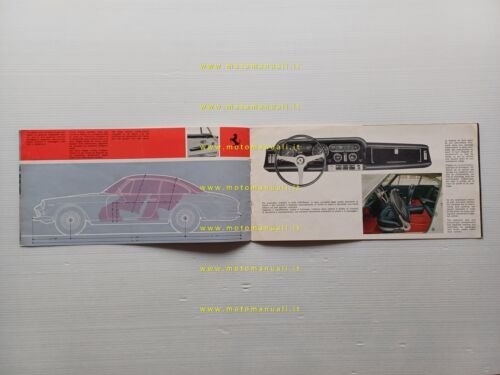 Ferrari 330 GT 1966 depliant originale n. 06-66