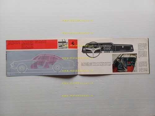 Ferrari 330 GT 1966 depliant originale n. 06-66