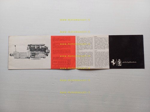Ferrari 330 GT 1966 depliant originale n. 06-66