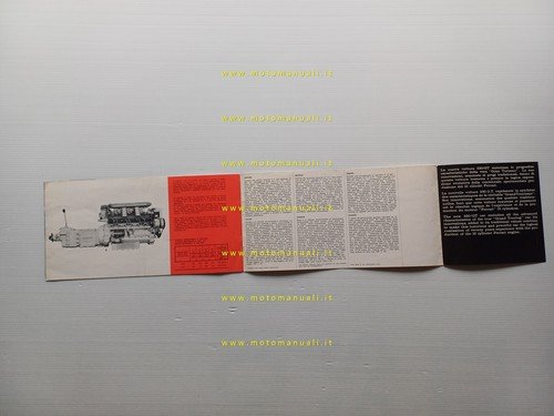 Ferrari 330 GT 1966 depliant originale n. 06-66