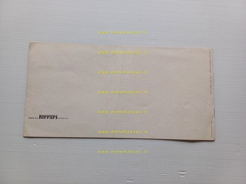 Ferrari 330 GT 1966 depliant originale n. 06-66
