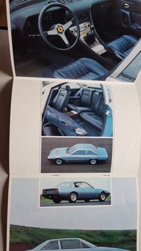 Ferrari 365 GT4 2+2 1973 depliant N. 88/73 originale