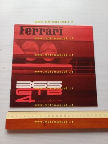 Ferrari 365 GTB 4 Daytona 1968 depliant originale ITALIANO ref. …