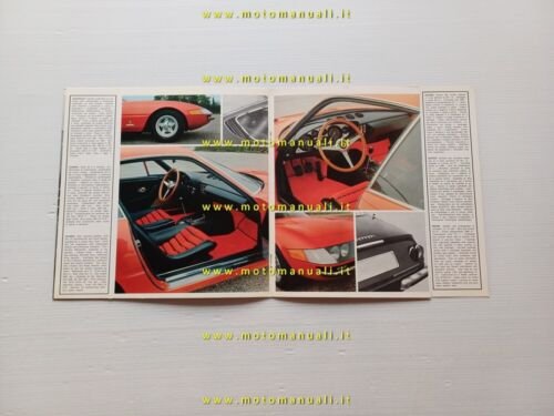 Ferrari 365 GTB 4 Daytona 1968 depliant originale ITALIANO ref. …