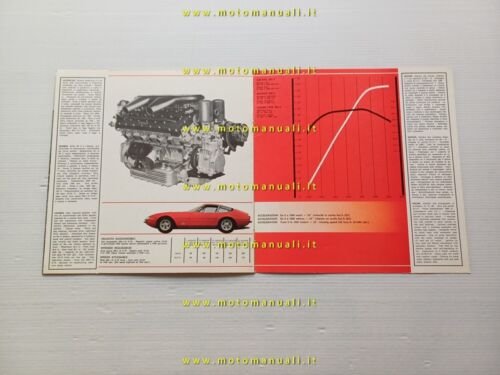 Ferrari 365 GTB 4 Daytona 1968 depliant originale ITALIANO ref. …