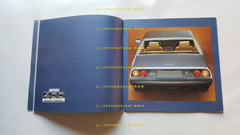 Ferrari 400 Automatic 1976 n. 132/76 depliant originale