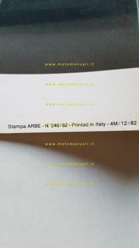 Ferrari 400 i Automatic 1982 depliant originale ITALIANO n. 246/82