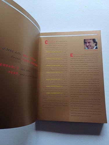 Ferrari Annuario 2000 - Yearbook - Schumacher