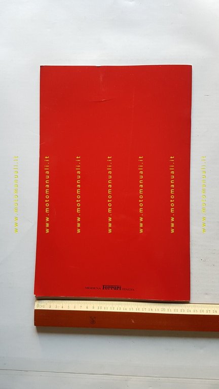 Ferrari Carrozzeria Scaglietti depliant originale