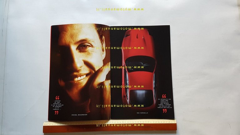 Ferrari Carrozzeria Scaglietti depliant originale