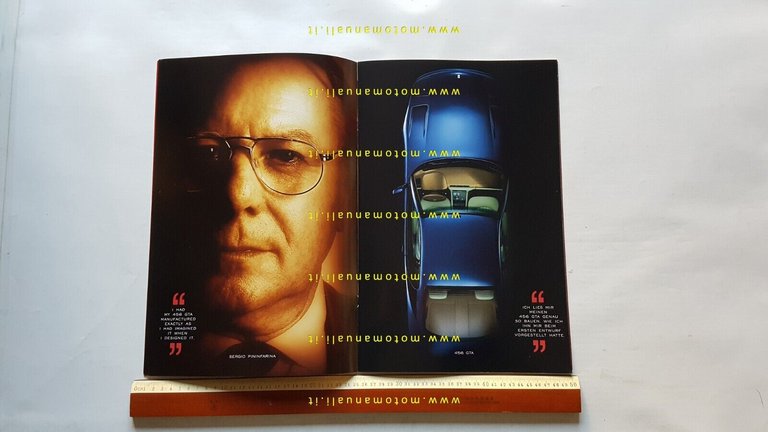 Ferrari Carrozzeria Scaglietti depliant originale