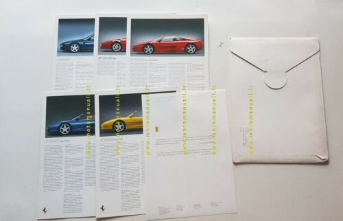 Ferrari Cartella Stampa modelli 1995 originale no depliant brochure