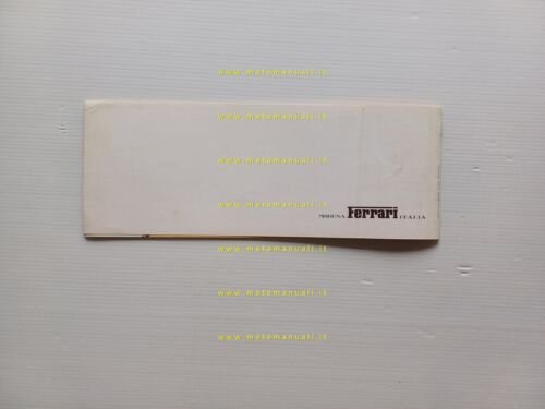 Ferrari catalogo produzione modelli 1977 depliant originale n.146-77