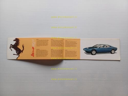 Ferrari catalogo produzione modelli 1977 depliant originale n.146-77