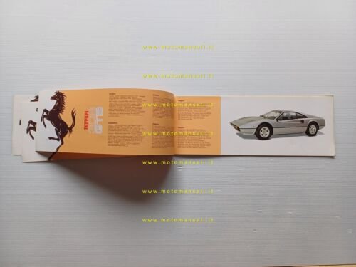 Ferrari catalogo produzione modelli 1977 depliant originale n.146-77