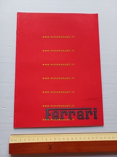 Ferrari catalogo produzione modelli 1988 n. 504.88 depliant ITALIANO originale