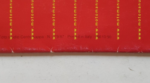 Ferrari F40 1987 n. 479/87 depliant originale auto