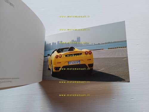 Ferrari F430 Spider 2004 depliant originale ITALIANO