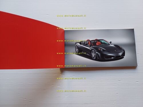 Ferrari F430 Spider 2004 depliant originale ITALIANO
