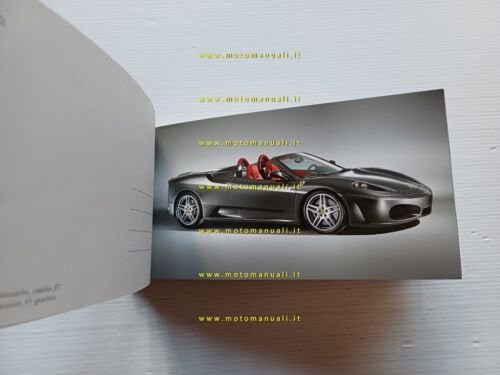 Ferrari F430 Spider 2004 depliant originale ITALIANO