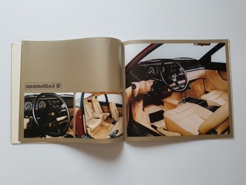 Ferrari Mondial 8 1980 depliant n.199.80 originale
