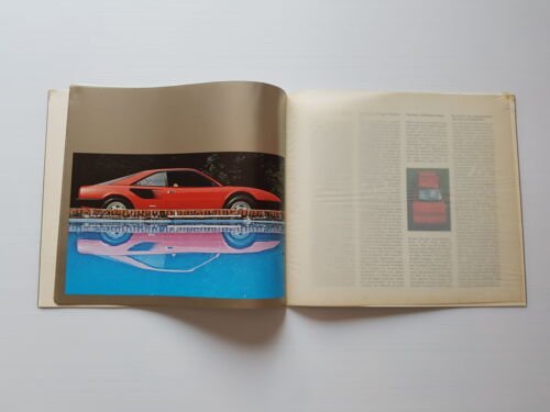 Ferrari Mondial 8 1980 depliant n.199.80 originale