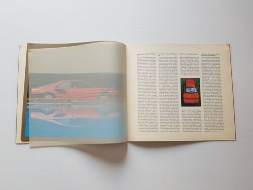 Ferrari Mondial 8 1980 depliant n.199.80 originale