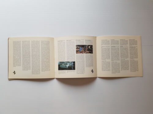 Ferrari Mondial 8 1980 depliant n.199.80 originale