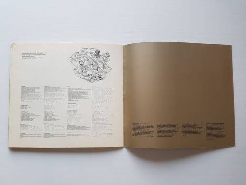 Ferrari Mondial 8 1980 depliant n.199.80 originale