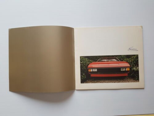 Ferrari Mondial 8 1980 depliant n.199.80 originale